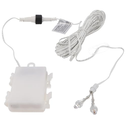 GURU SHOP LED Beleuchtungsset Für Außensterne, Außenleuchten, Papiersterne 7m - Set 3 mit Batteriebox 2,4W, 700x4x4 cm