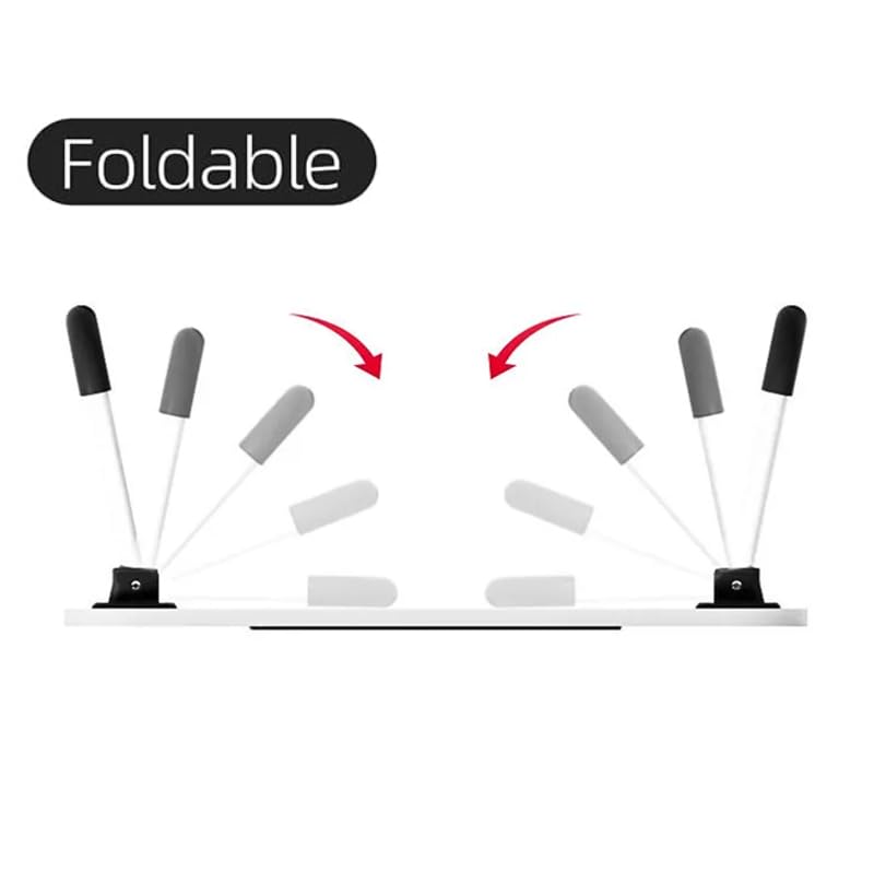 Image of GoRogue Foldable Wooden Mini Laptop Table for Bed, Study Table with Drawer, Tablet /Mobile Holder for Kids & Adults (Black), 40 Centimeters, 60 Centimeters