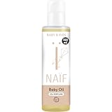 Naïf Babyöl 0% Parfum, natürliches Kokosöl, für empfindliche Babyhaut massage, dermatologisch getestet, von Geburt an- 100ml