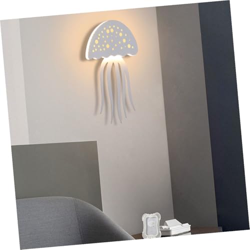 Luz LED cálida de pared con diseño de medusa y fácil instalación 4