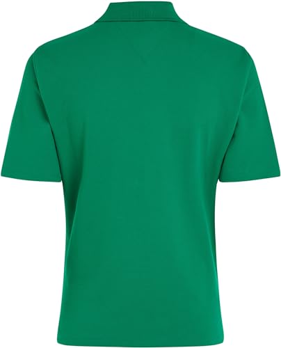 Tommy Hilfiger Damen Poloshirt Kurzarm 1985 Reg Pique Polo Ss Regular Fit, Grün (Olympic Green), XS – Ansicht 5