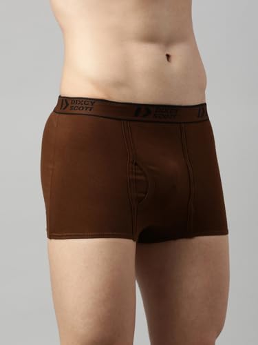 Image of Dixcy Scott Originals Swish Trunk | Short Trunks for Men | 100% Combed Cotton | Soft, Sweat-Absorbent Waistband | C-Open Front Men's Underwear | Elasticated Leg Grip Innerwear for Man | Pack of 10