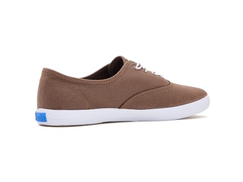 Image of Keds Women's Champion Canvas Lace-Up Cocoa Brown Canvas 7 Wide