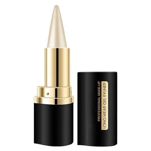 Delineador En Gel Para Ojos, 9x2,5cm Delineador De Ojos Waterproof Con Forma De Pintalabios, Eyeliner Gel Waterproof, Portátil Eye Liner, Resistente Manchas, Para Cualquier Estilo