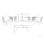 Ragusa Lounge-Set Rattan Graphitgrau