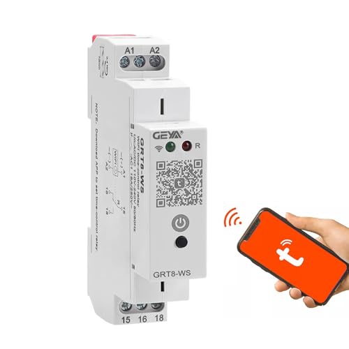 Controladores de presencia Wifi 20 GEYA Relé de control de tiempo WiFi TUYA Interruptor de tiempo WiFi...