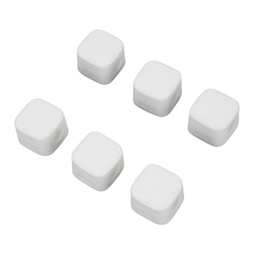 Aramox Magnetic Cable Clips 6 Pack, portacables magnético adhesivo para cables de carga telefónica y gestión de cables en escritorio y auto (Blanco) miniatura 4