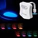 Toilet Night Light 1Pack by Ailun Motion Activated Led Light 8 Colors Changing Toilet Bowl Nightlight for Bathroom Battery Not Included Perfect Decorating Combination Along with Water Faucet Light