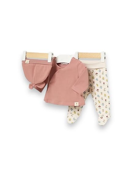 Mayoral Newborn Conjunto de polaina y sombrero, Terracota(9), 6 mes