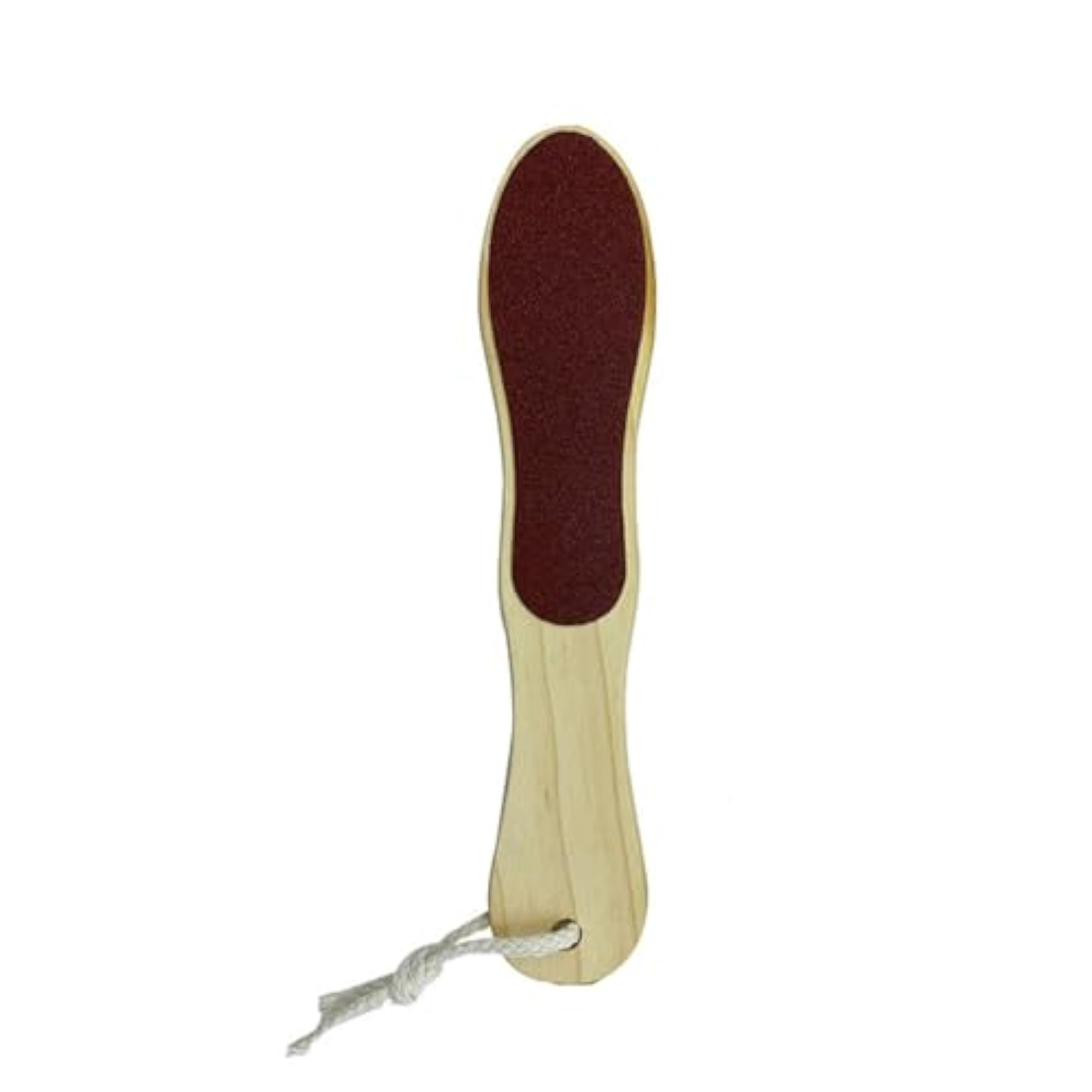 Wooden Foot Scrubber with Double Sided Rasp