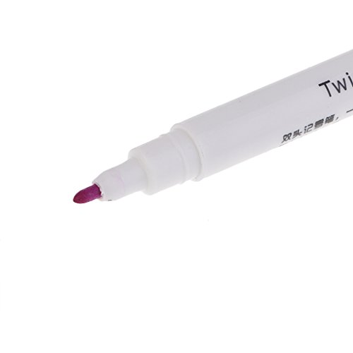 Homyl Tinta Solúvel Em água De Caneta Apagável A Ar De 1mm Para Fabricante De Costura De Tecidos E T