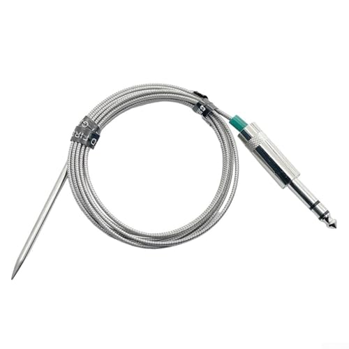 Yuanpgky Sonda de carne para parrilla de pellets de madera GMG P-1028, compatible con modelos Prime 12V Series y PT200, accesorio para cocinar al aire libre