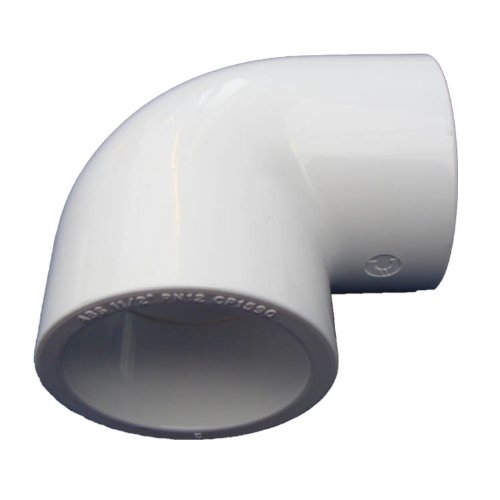 Happy Hot Tubs Swimming Pool Pipe Fittings ABS 1.5'' inch 90deg Elbow Pool DIY Spa Repair Tub