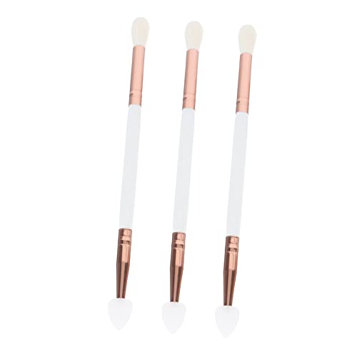 Baluue Convenient Eyeshadow Brush Set Double Headed Makeup Brush for Blending Applicator Bulk Pack