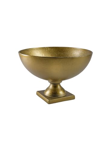 Serene Spaces Living Large Antique Brass Pedestal...