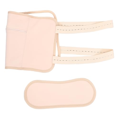 VALICLUD 1 Juego Bolsa de cuidado de la cintura y cuello aceite de castor piel envoltura de aceite esencial envolturas de aceite esenciales Derong Caqui