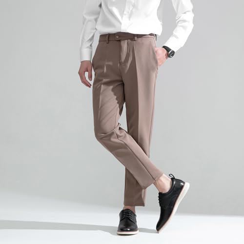Image of Jousen Mens Dress Shoes Casual Oxfords for Wedding Party Office Church Business Formal Rubber Bottom Lightweight Sneaker Oxford Shoes for Men