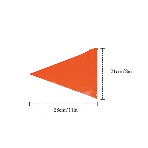 Na Orange Safety Flag Bike Flags With Pole For Safety Fiberglass Pole Atv Flag Spider Face Flag Golf Cart Accessories (Orange Flag) Ktkoto1111 #TOP3