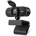OFFCUP Webcam for PC with Microphone, 1080P HD Web Camera with Privacy Cover, Plug and Play USB Streaming Camera, Wide Angle Web Cam for Desktop Laptop Studying Conference Gaming