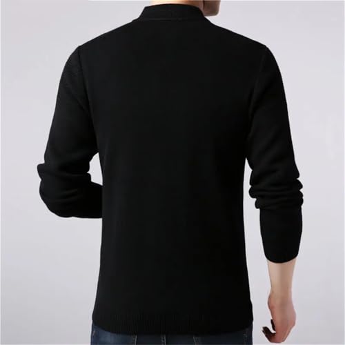 Men Casual Sweater Men Wool Cardigan Sweater Men Fall Winter Thick Warm Zipper Sweater2