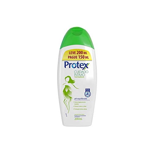 Sabonete Íntimo Líquido Protex Cuidado Íntimo Fresh Equilibrium 200ml Embalagem Promociona...