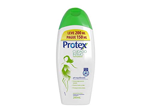 Sabonete Íntimo Líquido Protex Cuidado Íntimo Fresh Equilibrium 200ml Embalagem Promocional Leve 200ml Pague 150ml