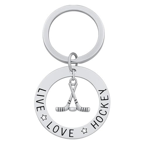 Infinity Collection Hockey Gift, Hockey Keychain, Hockey Jewelry, Hockey Charm