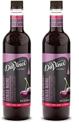 Image of DaVinci Gourmet Black Cherry Syrup, 25.4 Fl Oz (Pack of 2)