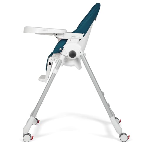 Image of PEG Prima Pappa Zero 3 - High Chair - Petrolio (Teal) | For Children Newborn to 3 Years of Age - Made in Italy