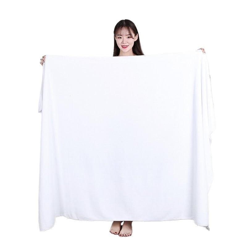 Serviette De Bain,Serviette De Bain Grande Taille Serviette de bain en microfibre épaisse de 180 x 200 cm, grande serviette absorbante à séchage rapide, multifonctionnelle, for la natation, le fitness