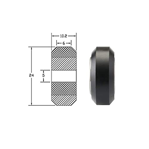 Rodamiento 625ZZ para Creality Ender 3, kit de 10 poleas de plástico Pom 7