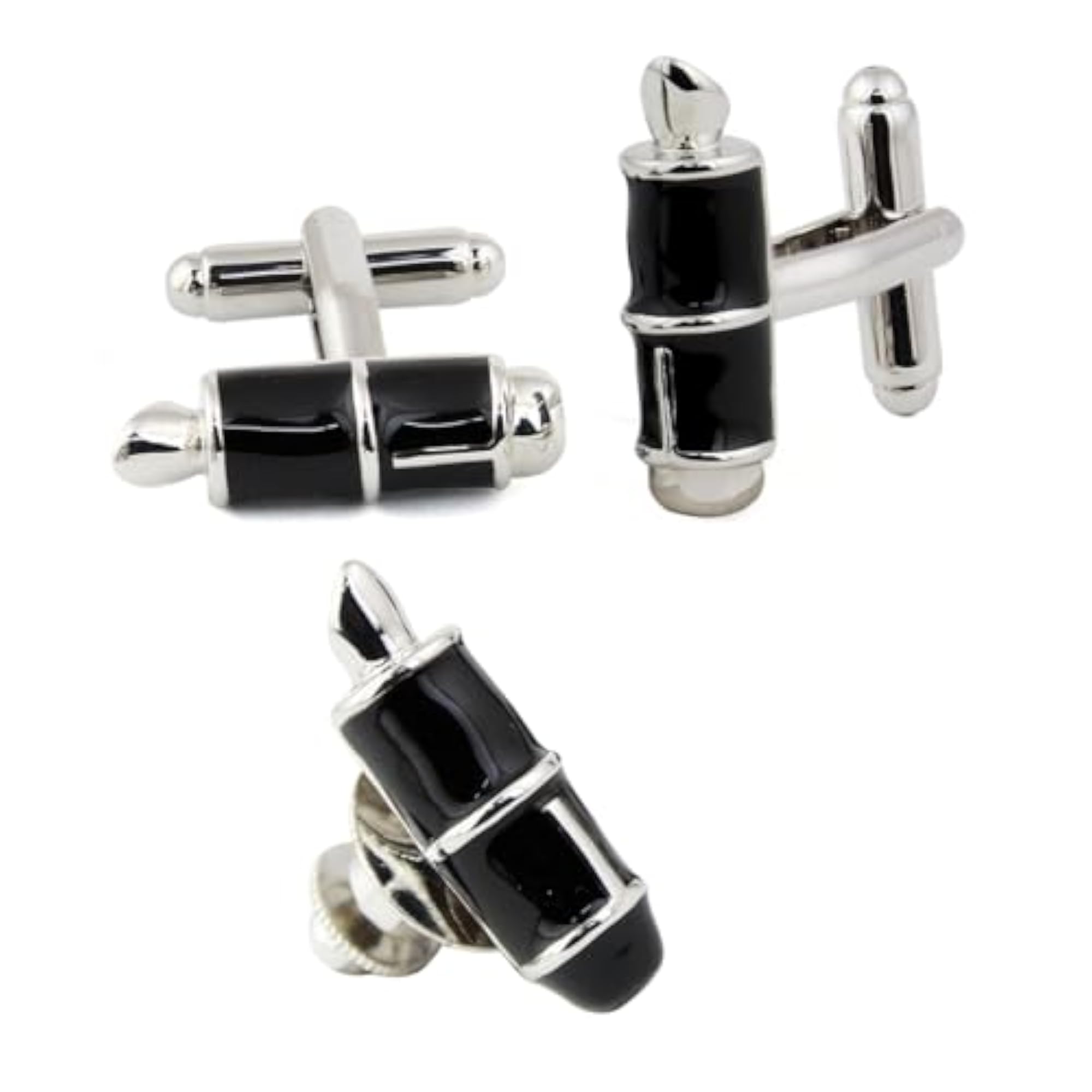 Men's Rhodium Plated Premium Lapel/Brooch Pin