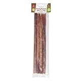 Rocky Ranch, 12" Dog Bully Sticks, Beef Flavor, 5.68 oz, Adult Dog, Natural Chew Treats, Dental Care, High Protein, 4 Count. No Additives