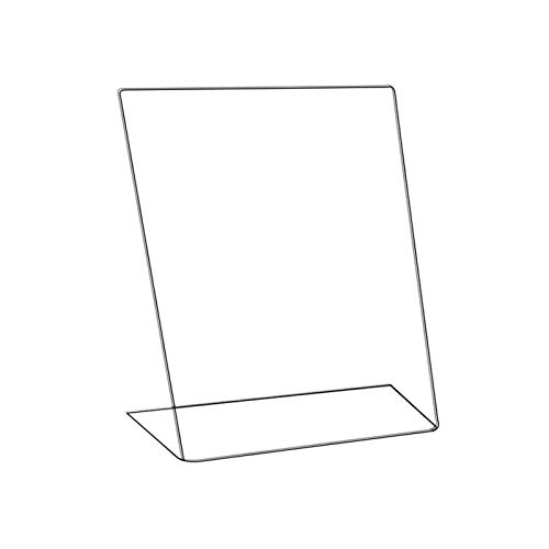 Buy LShaped Acrylic Menu Holder Perspex Leaflet Display Stands A3 A4