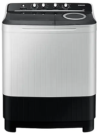 Samsung 8.5 kg 5 Star Semi-Automatic Top Loading Washing Machine (WT85B4200GG/TL, Light Grey, Air turbo drying)