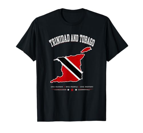 T-Shirt Drapeau de Trinité-et-Tobago, vêtements Trinidad et Tobago T-Shirt