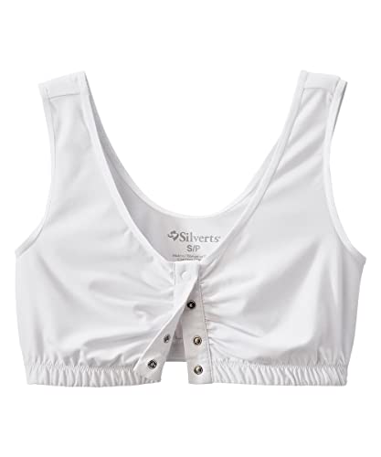 Silverts Front Closure Bra - Comfortable Adaptive Front Snap Bra for Elderly - Wide Straps, Underwire & Padding Free2