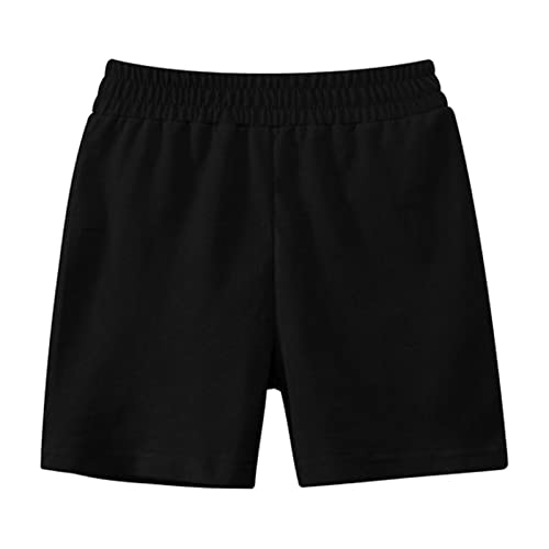 Kids Athletic Workout Shorts String Cotton Casual Shorts for Boy Girl Elastic Waist Jogger Soccer Infant Summer Clothes4