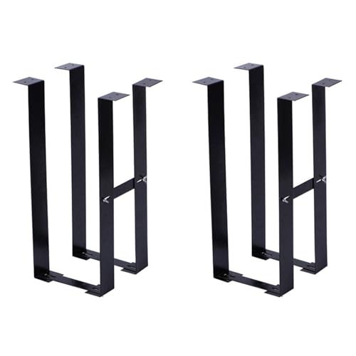 Janasiba Juego de 2 soportes de escritorio para chasis de ordenador, soporte para mainframe de ordenador, caja de anfitrión, soporte para rack, color negro