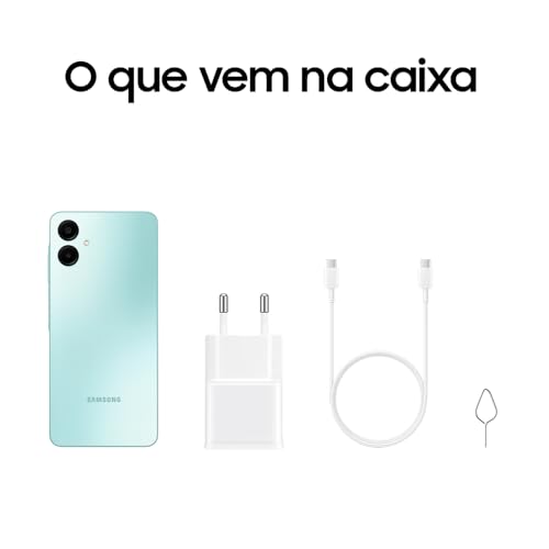 Celular Samsung Galaxy A06, 128GB, 4GB RAM, Tela 6.7