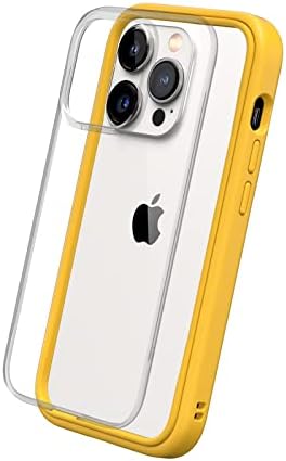 RHINOSHIELD Modular Case Compatible with [iPhone 14 Pro] | Mod NX - Customizable Shock Absorbent Heavy Duty Protective Cover 3.5M / 11ft Drop Protection - Black