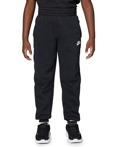 Nike K NSW Club FLC JGGR LBR Pants, Schwarz/Weiß, L(147-158) , Unisex