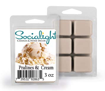 Socialight Candles - Pralines & Cream Scented Wax Cubes/Melts