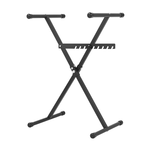 NigWarm Keyboard Stand, Single X Style Adjustable Piano Keyboard Stand with Locking Straps, Sturdy...