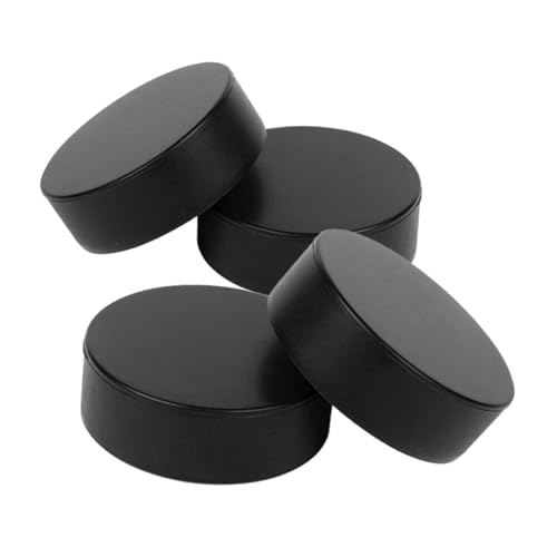 KOMBIUDA 4Pcs Training for Ice Hockey Durable PU Material for Daily Practice Competition Lightweight Design with High Resilience for Enhanced Stick Adhesion