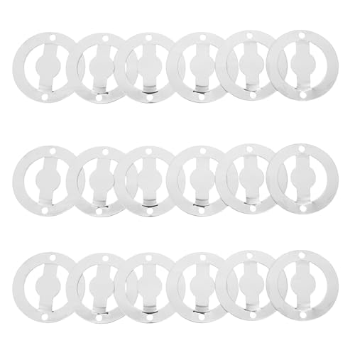 TOYANDONA Pepper Mill Replacement Parts and Kitchen Grinder Spare Parts 304 Stainless Steel 42mm Bottom Plate for Salt and Spice Mill Repair 20pcs Set for Home Kitchen Use