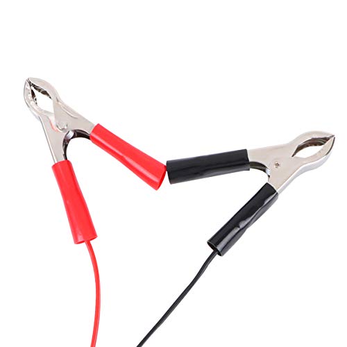 CHILDWEET Alligator Clip Charging Cable Sae to 10a 18awg for Motorcycle Electronics