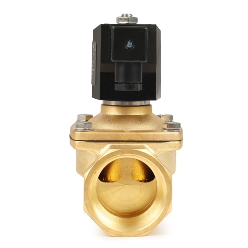 U.S. Solid 2" Brass Solenoid Valve -110V 120V AC, Normally Closed, 145 PSI Electric Valve for Water, Air, Diesel by U.S. Solid - Used condition - Image 5
