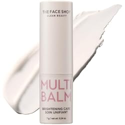 The Face Shop Brightening Care Multi Balm, Instant Glow Stick, Dark Spot Remover, Hyperpigmentation Treatment, Korean Skin Care with Vitamin C & E, All-in-One Moisturizer for Face, Lip & Under Eye