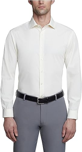 Kenneth Cole Unlisted Men's Slim Fit Solid Dress Shirt - Amazon Exclusive